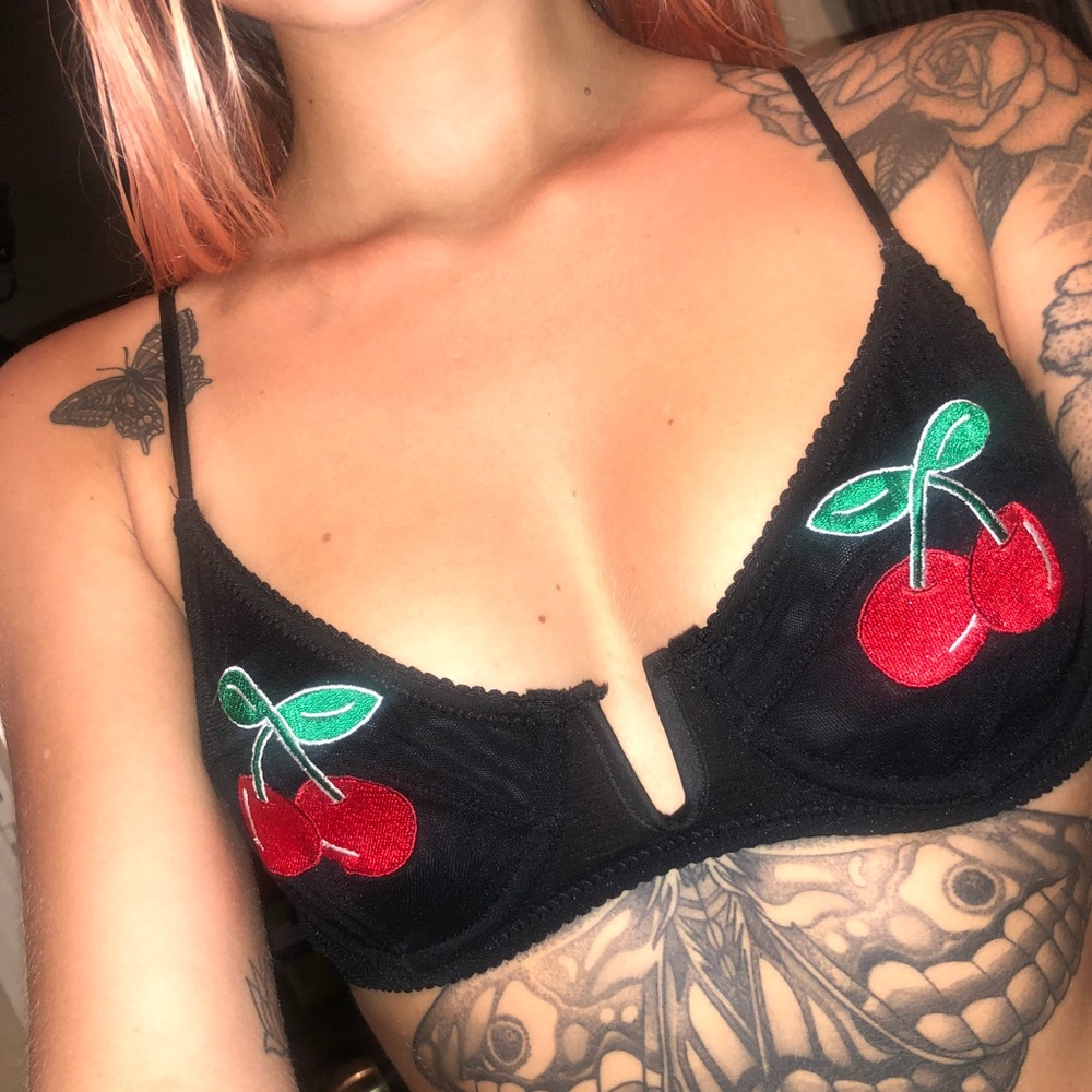 Out From Under Cherry Bra